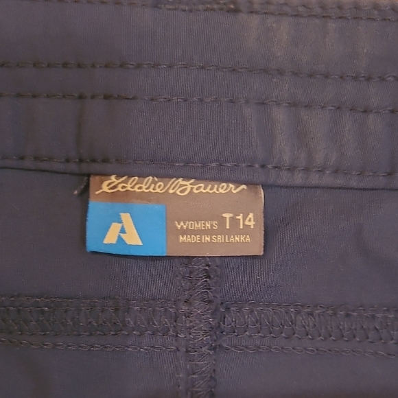 Eddie Bauer First Ascent Navy Hiking Pants-Sz 14T - Picture 6 of 11